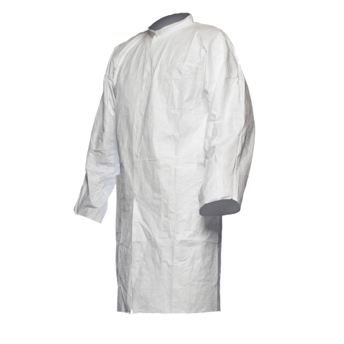 Tyvek 500 Labcoat with press studs and pockets